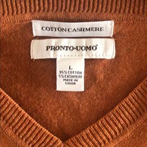 Pronto-Uomo Cotton cashmere sweater